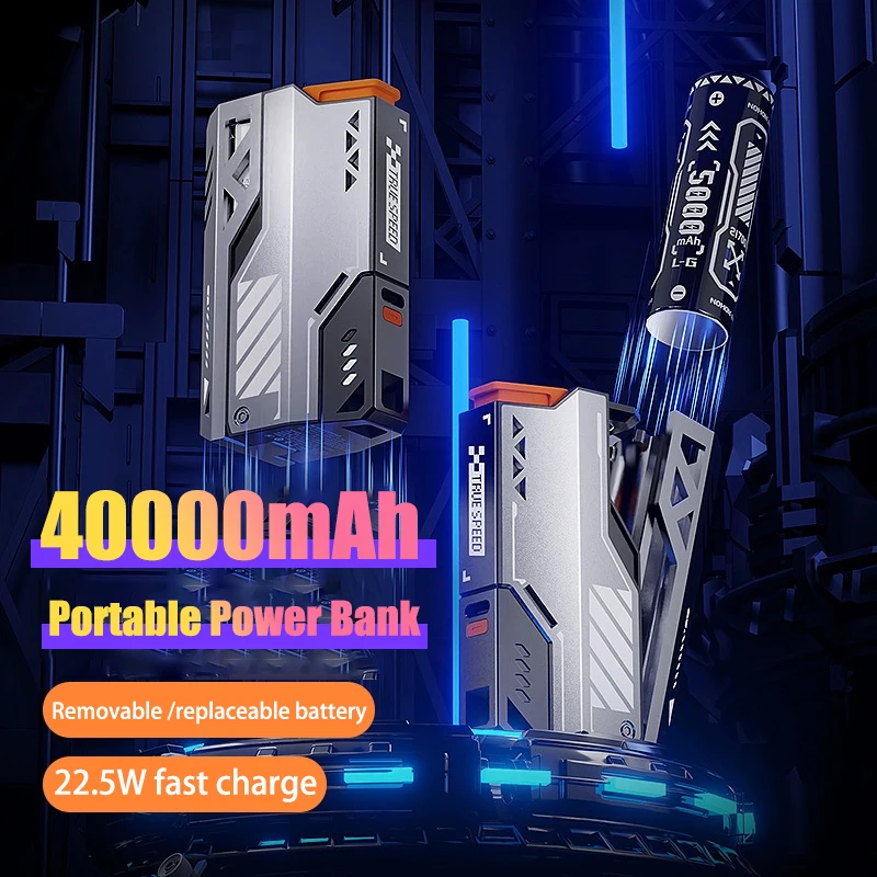 

Мини-Power Bank 22,5 Вт, съемная сменная батарея, портативное зарядное устройство для быстрой зарядки, внешняя батарея для IPhone Xiaomi Powerbank