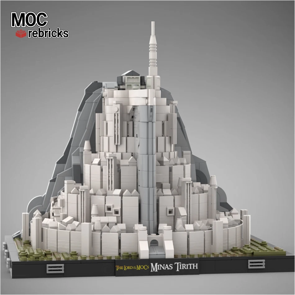 MOC Building Block Creative Expert White City Architecture Collection Display ornamenti assemblaggio modello mattoni giocattoli regalo per bambini