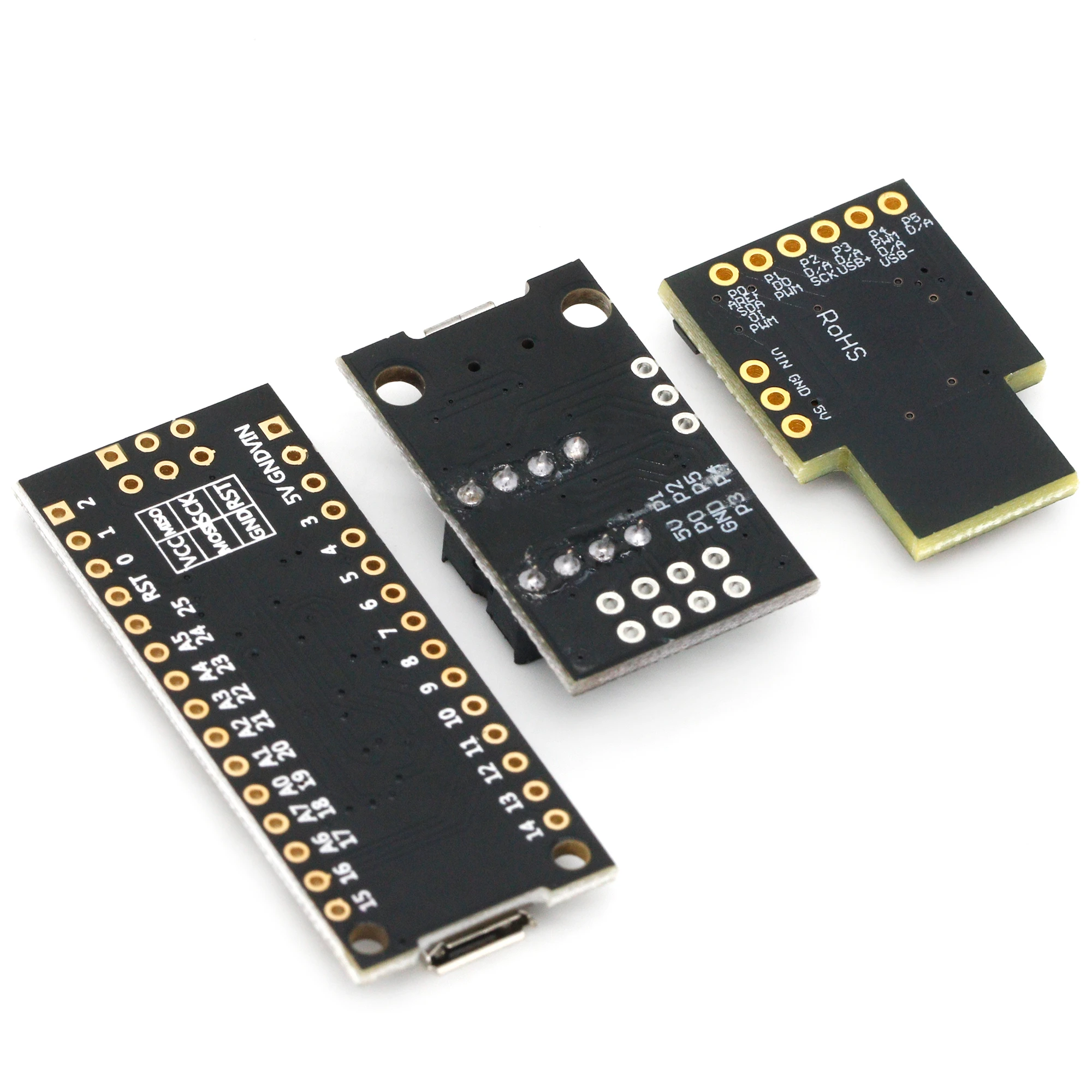 Papan Pengembangan Mikro Kickstarter Digital TINY85 Hitam Biru Resmi Modul ATTINY85 untuk Arduino IIC I2C USB