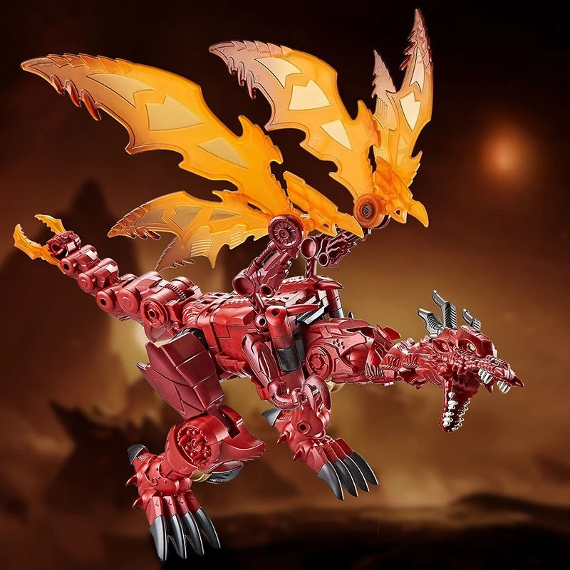 Robot transformador de 15 pulgadas/dos formas, figura de acción de Dragon Warrior, juguetes para coleccionar y ocio, juguetes para niños, vacaciones, regalos de cumpleaños