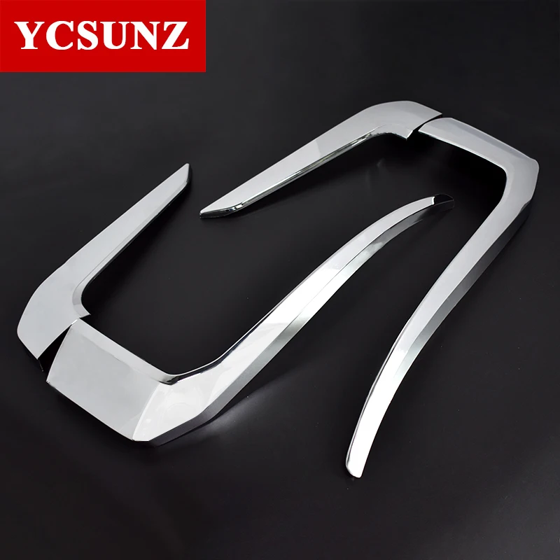 Chrome Side Front Bumper Lower Upper Trim For Mitsubishi L200 Triton 2019 2020 2021 2022 Car Accessories Double Cabin