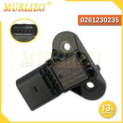 0261230235 MAP Manifold Air Pressure Sensor For Volkswagen VW Amarok Lupo Fox Jetta Touareg Golf Seat Leon Audi A6 A8 A3 A4 A5