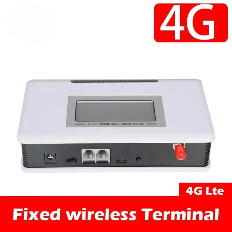 Fixed wireless terminal 4G,GSM/UMTS/GPRS/EDGE,Connectable telephone/Recording equipment,Support alarm system,With screen