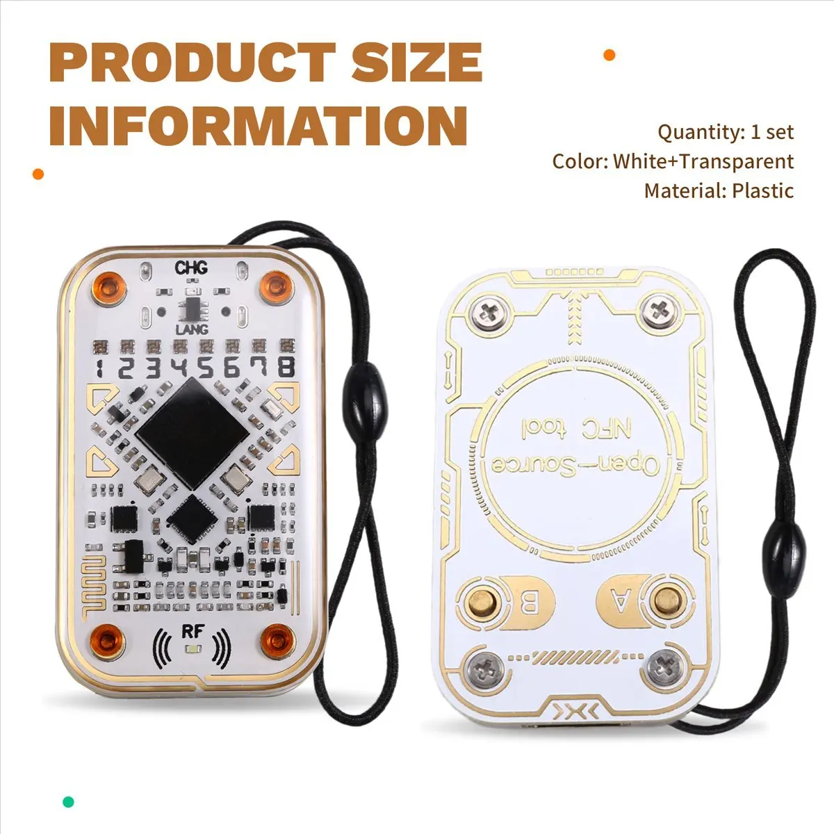 A26Z Chameleon Ultra RFID Smart Chip Reader Smart Card Emulator 125Khz 13.56Mhz IC ID Card Decode with Reset Battery Function