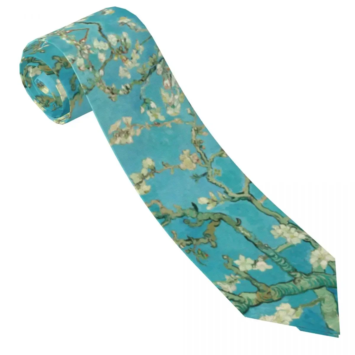 

Fashion Van Gogh Tie Oil Painting Graphic Neck Ties Retro Casual Collar Tie Men Women Wedding Party Necktie Accessories