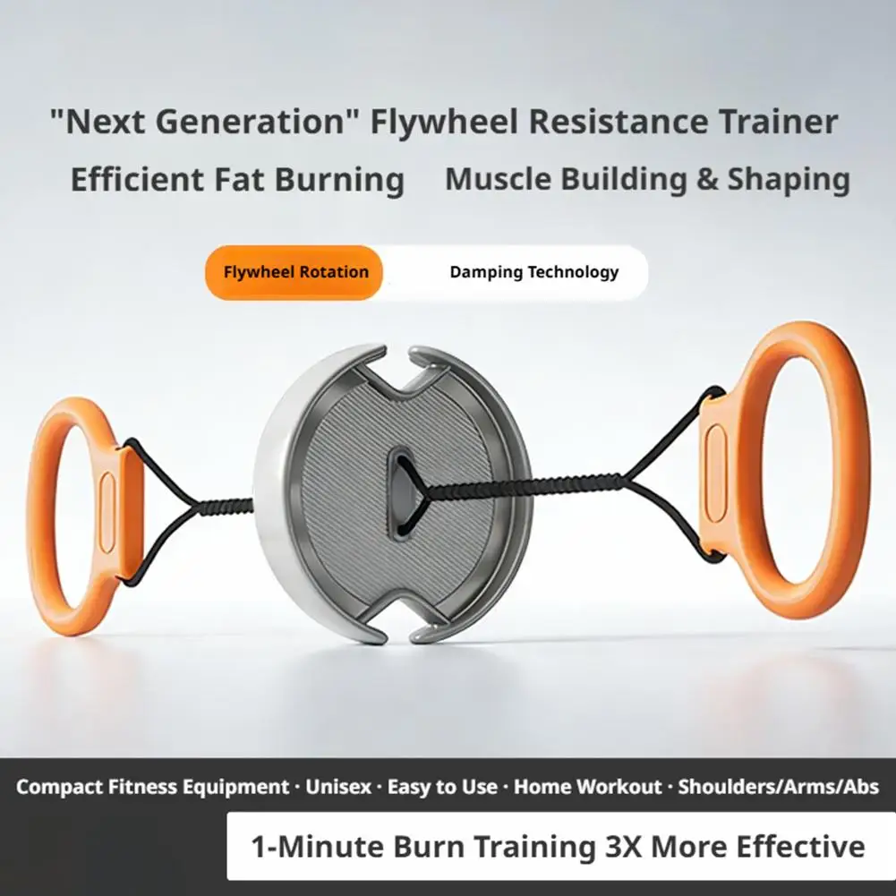 Compact Portable Fitness Pulley, Flywheel Bodybuilding Rehabilitation Training, Eccentric Training Equipment, Single-Pull Rope
