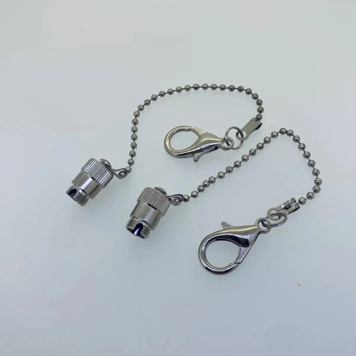 Chain-type dust cap for FC fiber optic connector External thread 20pcs