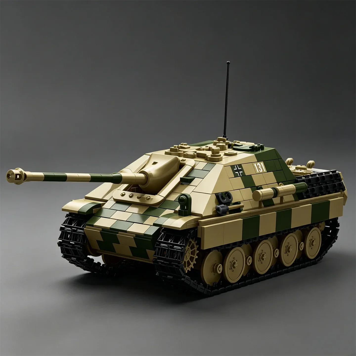 MOC Figurines NEW Panther Tank Destroyer Building Block Model Kit: Panther Tank Toy Display Piece