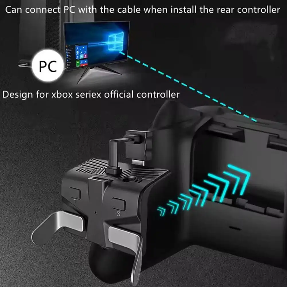 For Xboxe Series Extended Button Supports PC/Micro Multi-function Controller For Xbox One Handle Back Clip Button Side Mapp W8X0