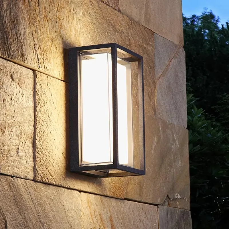 

【2026】Solar Powered Outdoor Wall Lamp Simple Creative LED Gate Courtyard Lamp Villa Balcony Garden Waterproof Wall Lamps Outdoor
