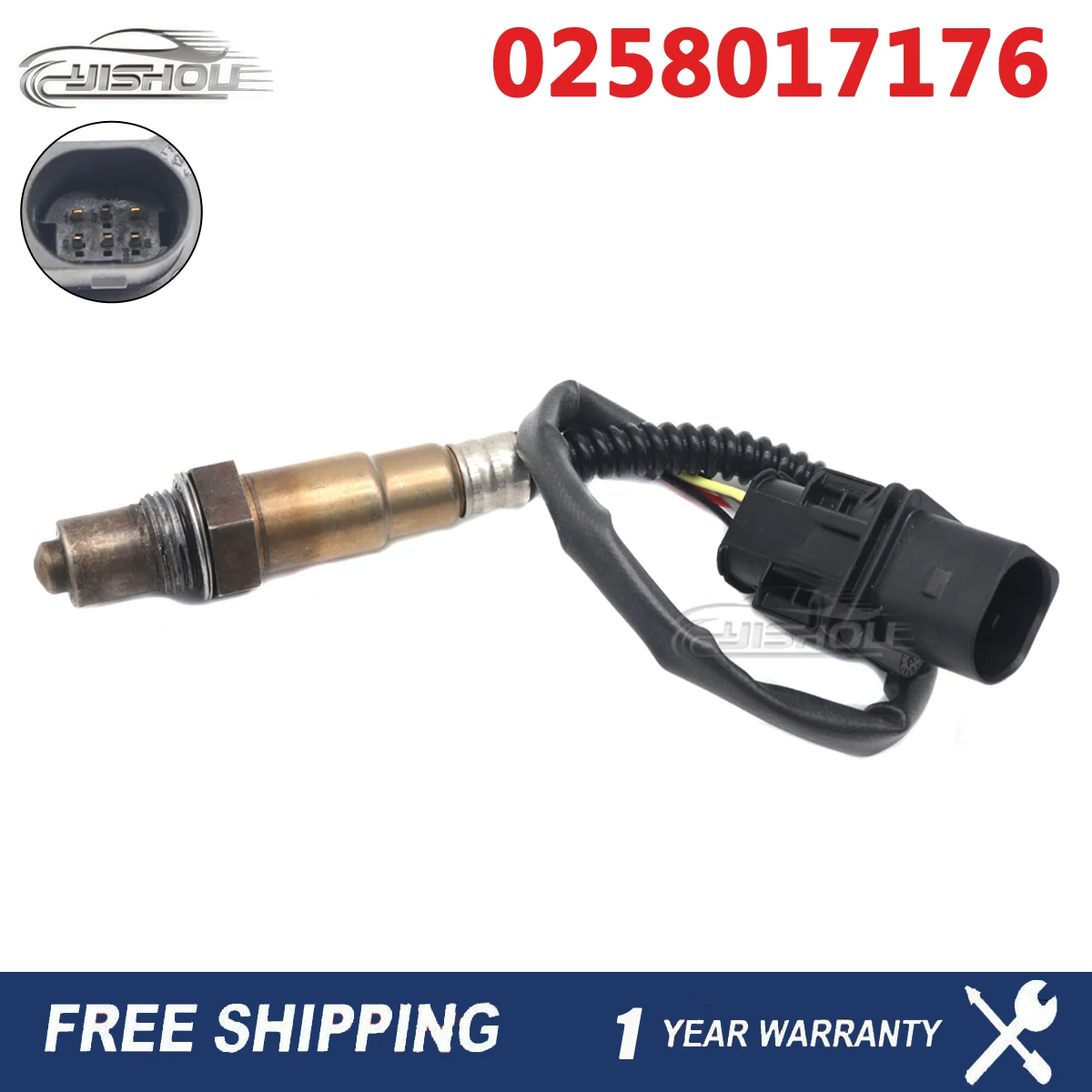 

Air Fuel Ratio O2 Oxygen Lambda Sensor 0258017176 For AUDI A3 Q7 TT 06F906262AG For Volkswagen Jetta Passat Touran 022906262AD