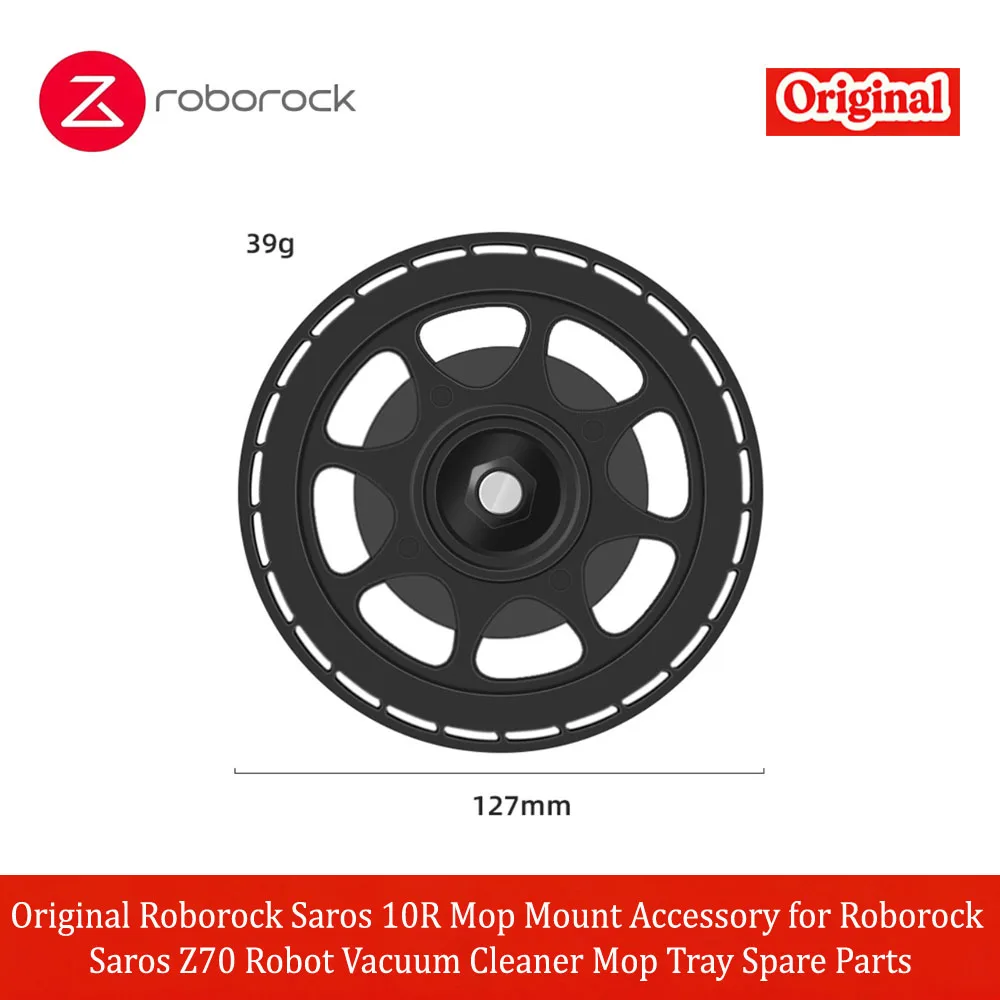 Original Roborock Saros 10R Wischhalterung Zubehör für Roborock Saros Z70 Roboterstaubsauger Wischunterlage Ersatzteile