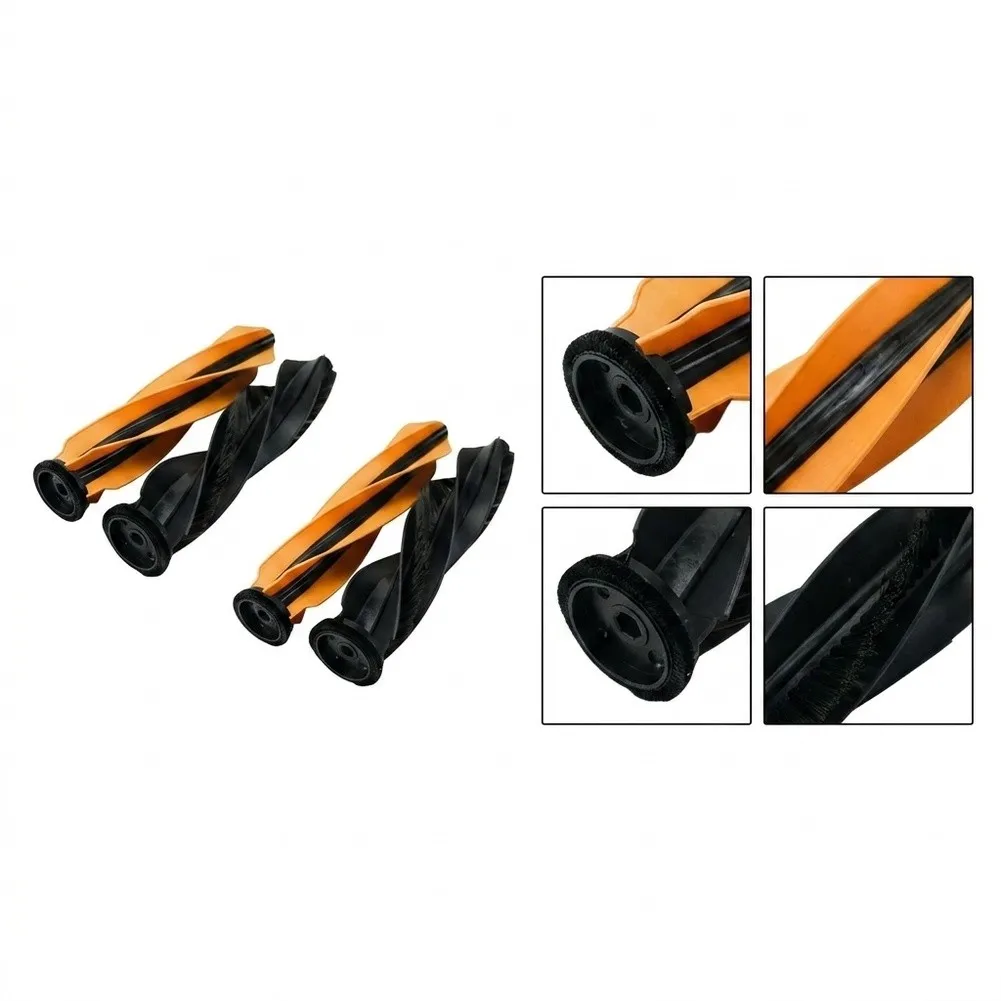 Main Brush Replacement Kit for MOVA Z60 for PRO Robot Vacuum Cleaner Arrangement Supports Balanced Debris Intake Flow
