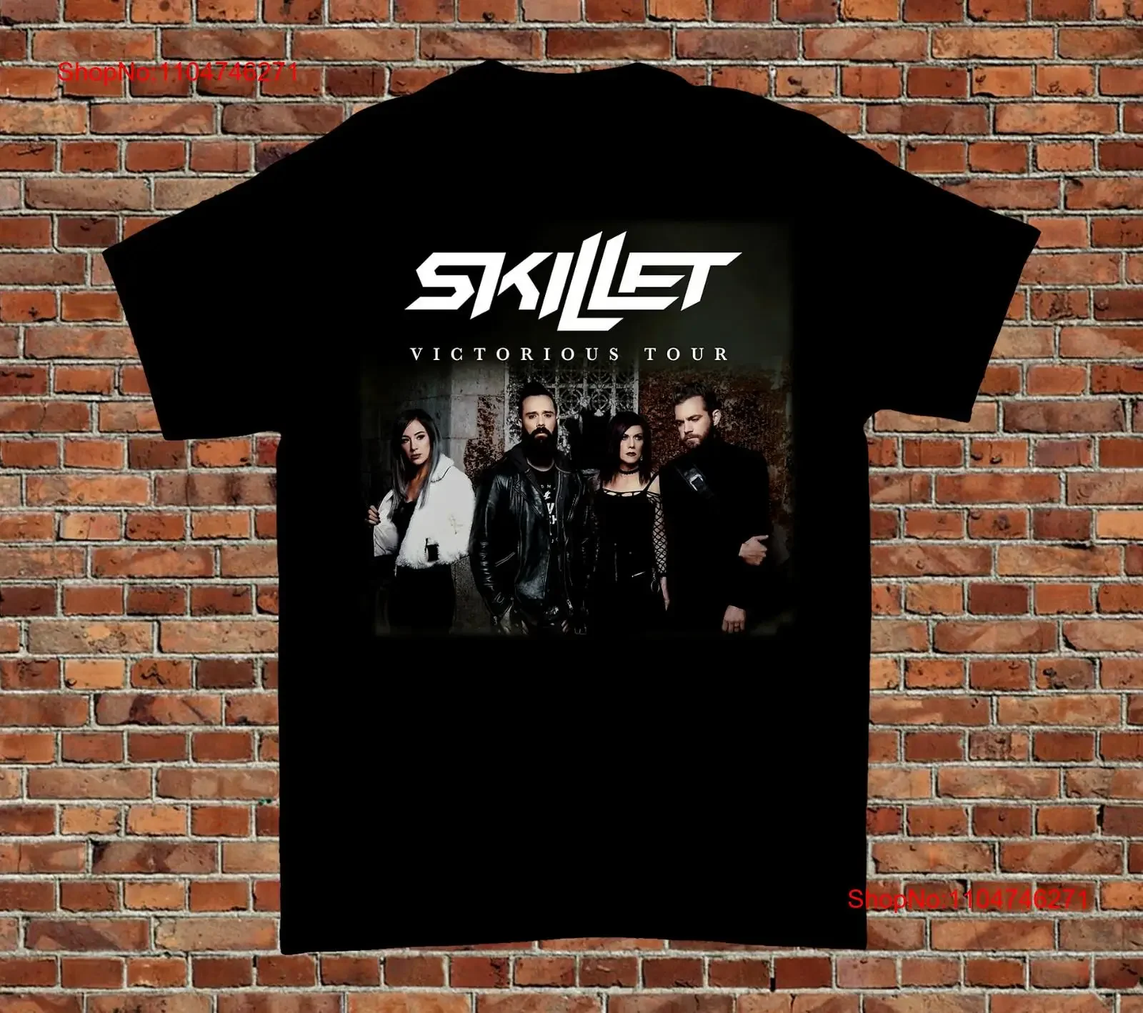 New Skillet band Member For Fan Cotton All Size T Shirt MR405 vintage Washed Slightly Breathable Comfortable designer clothes