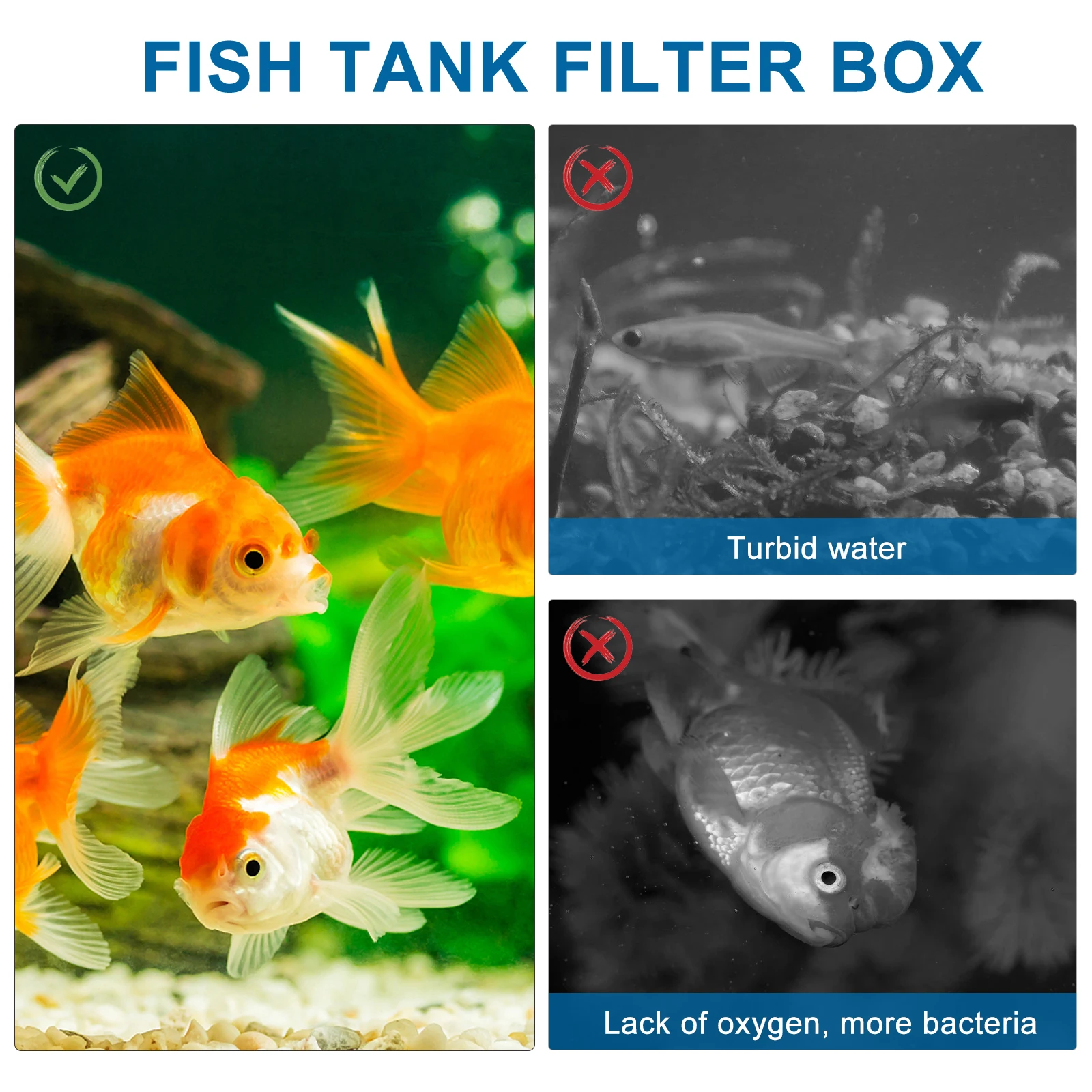 

2 PCS Drip Filter Box Canister Aquarium for Sump Pond Filtration System Overhead Filters Fish Tank Guard Case External