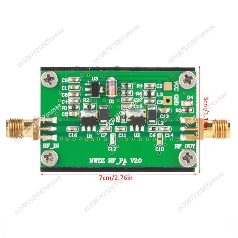 2MHz-700MHZ 3W HF VHF UHF FM Transmitter RF Power Amplifier For Radio