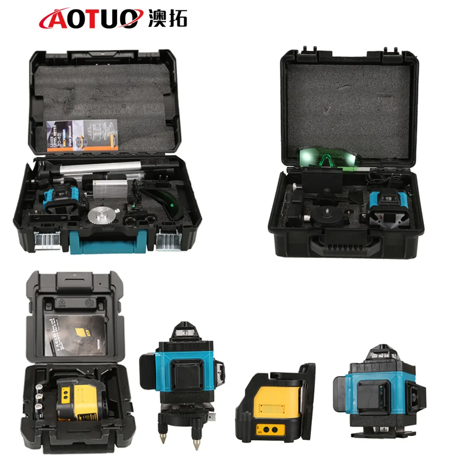 New High-precision Laser Level, Infrared Level Meter Green Light 12 Lines 16 Lines High-precision Automatic
