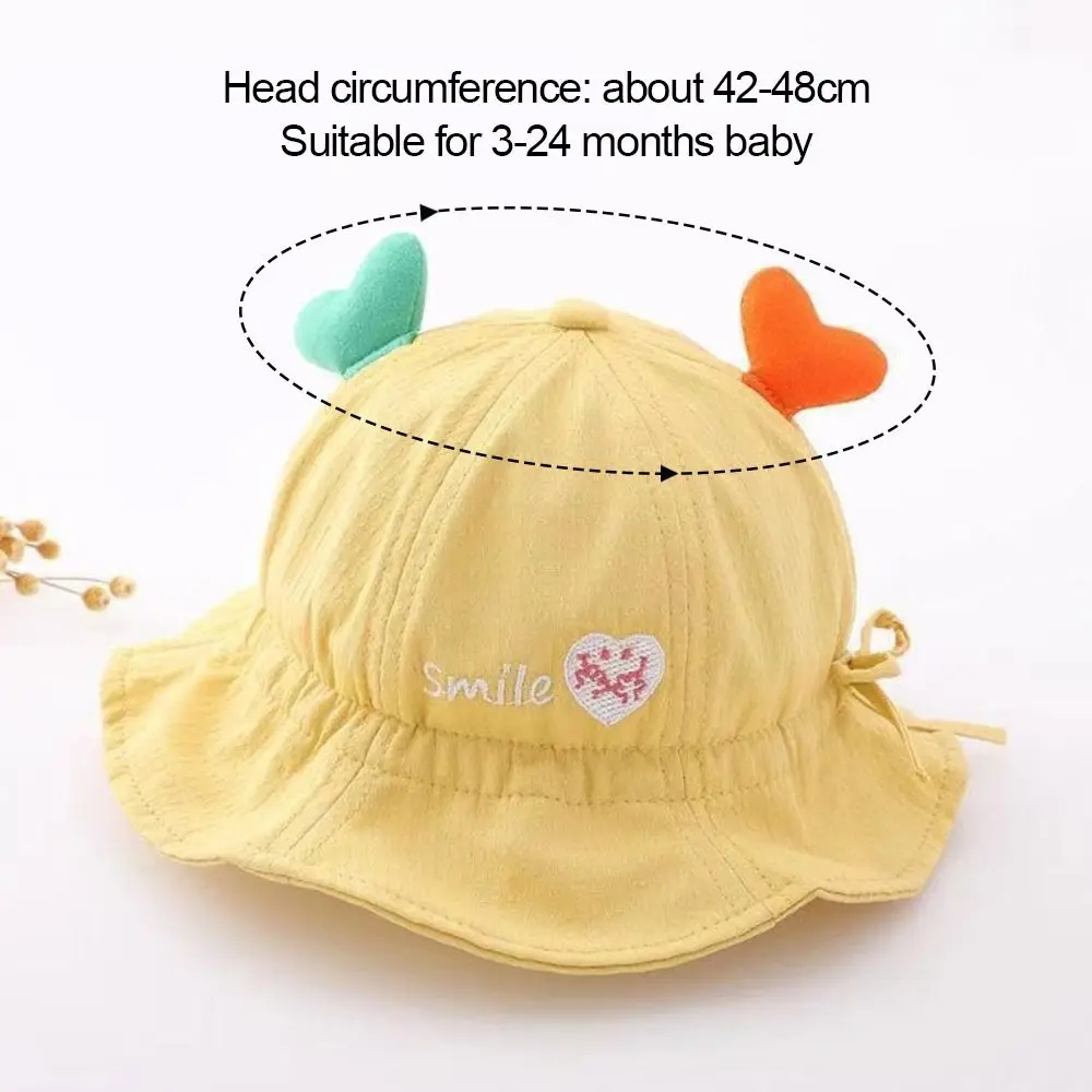 Anti-UV Soft Kids Fisherman Hat Cartoon Cotton Children's Cap Sun Protection Cap Boys Girls