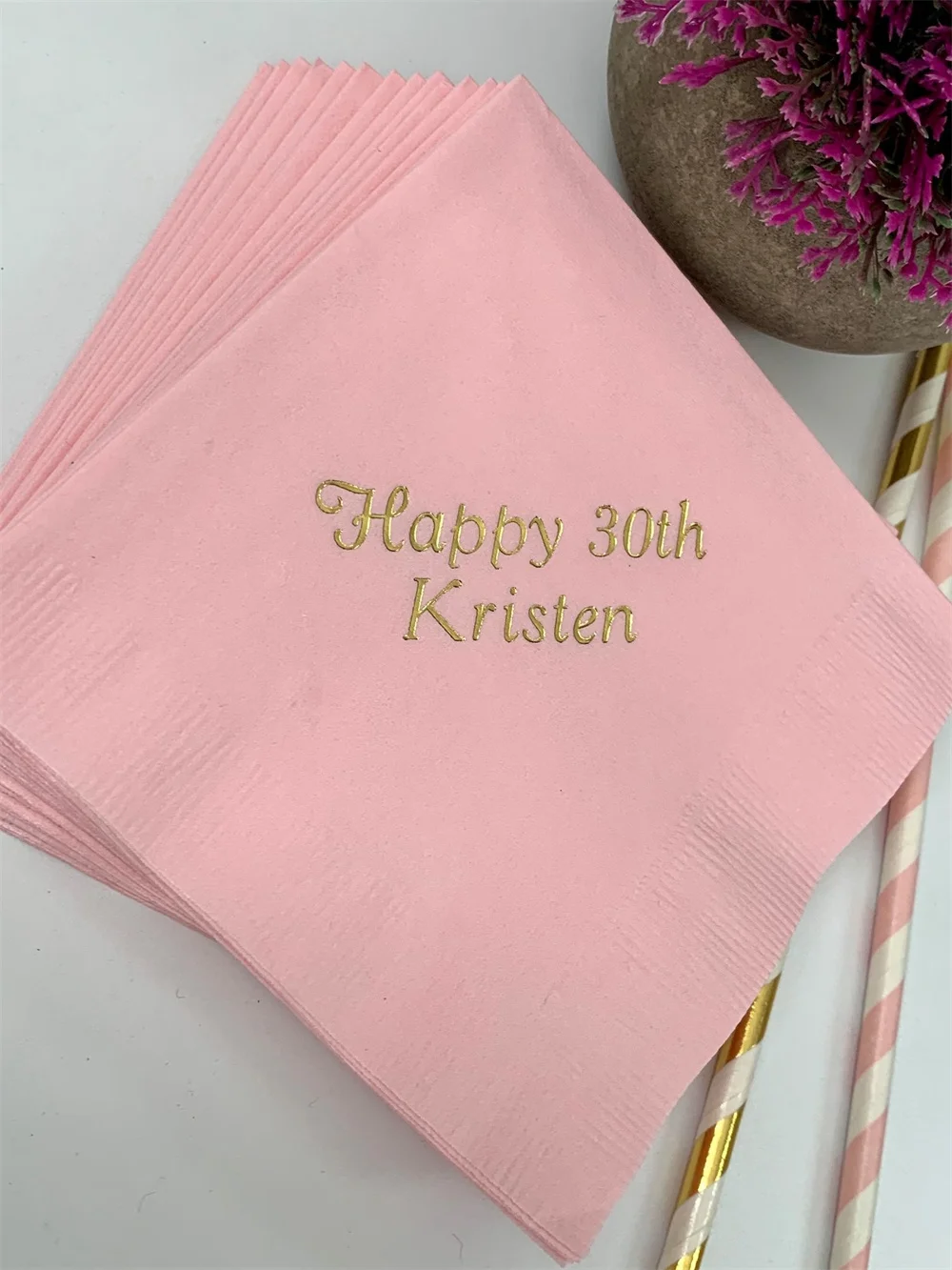 

Personalized Napkins Personalized Napkins Printed Personalized Cocktail Beverage Paper Birthday Party Monogram Custom Luncheon