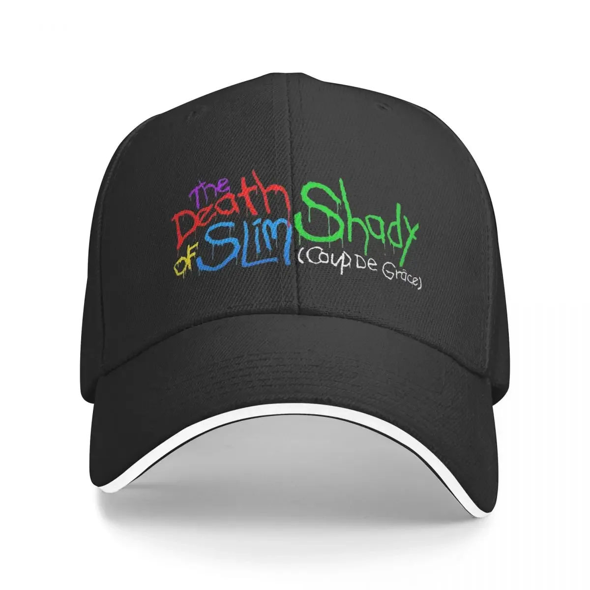 

The Death Of Slim Shady Eminem Golf Cap Merchandise Classic 2024 New Album Casquette Unisex Style Daily Running Golf