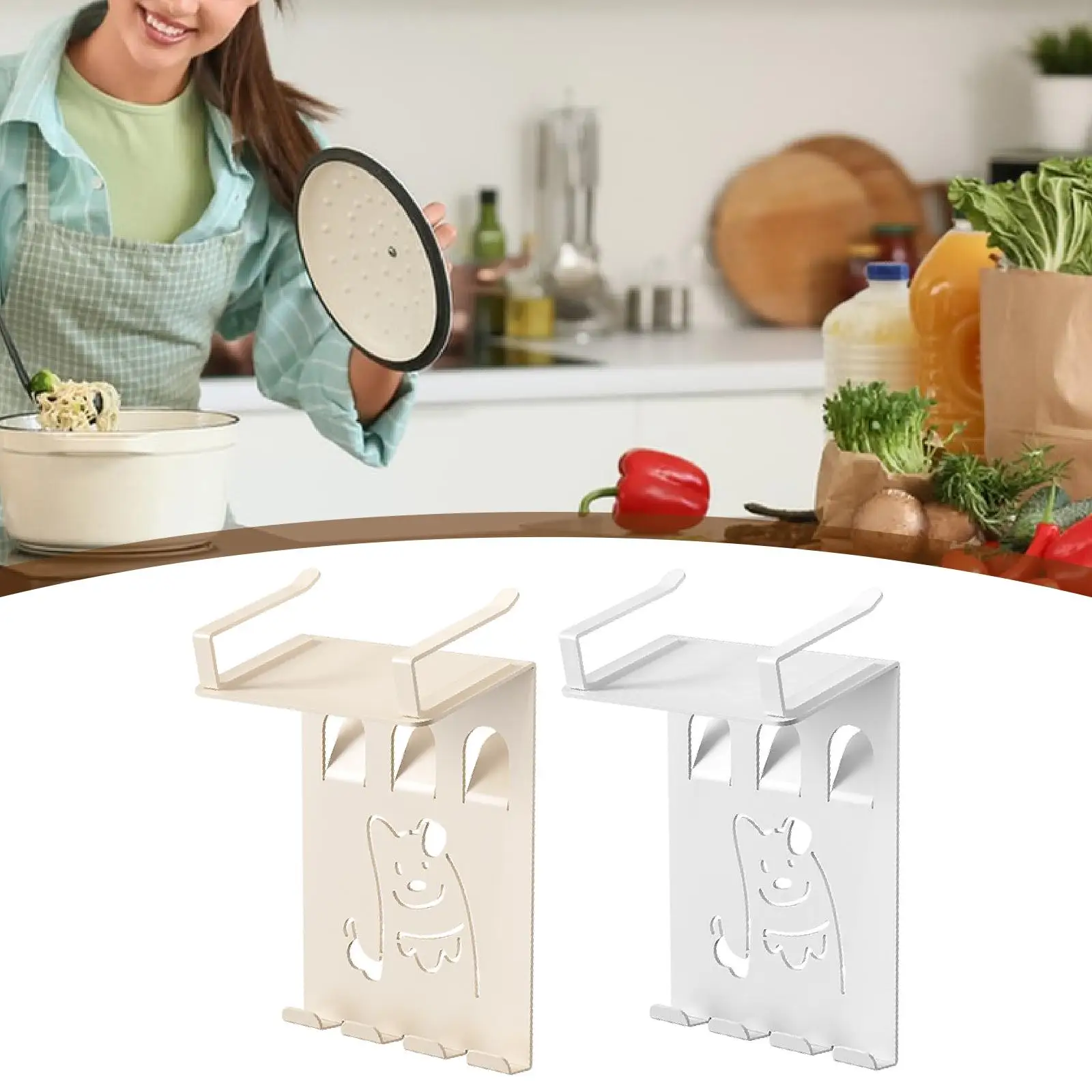 Suporte de montagem em gabinete Rack Suporte de telefone moderno para quarto, escritório, cozinha