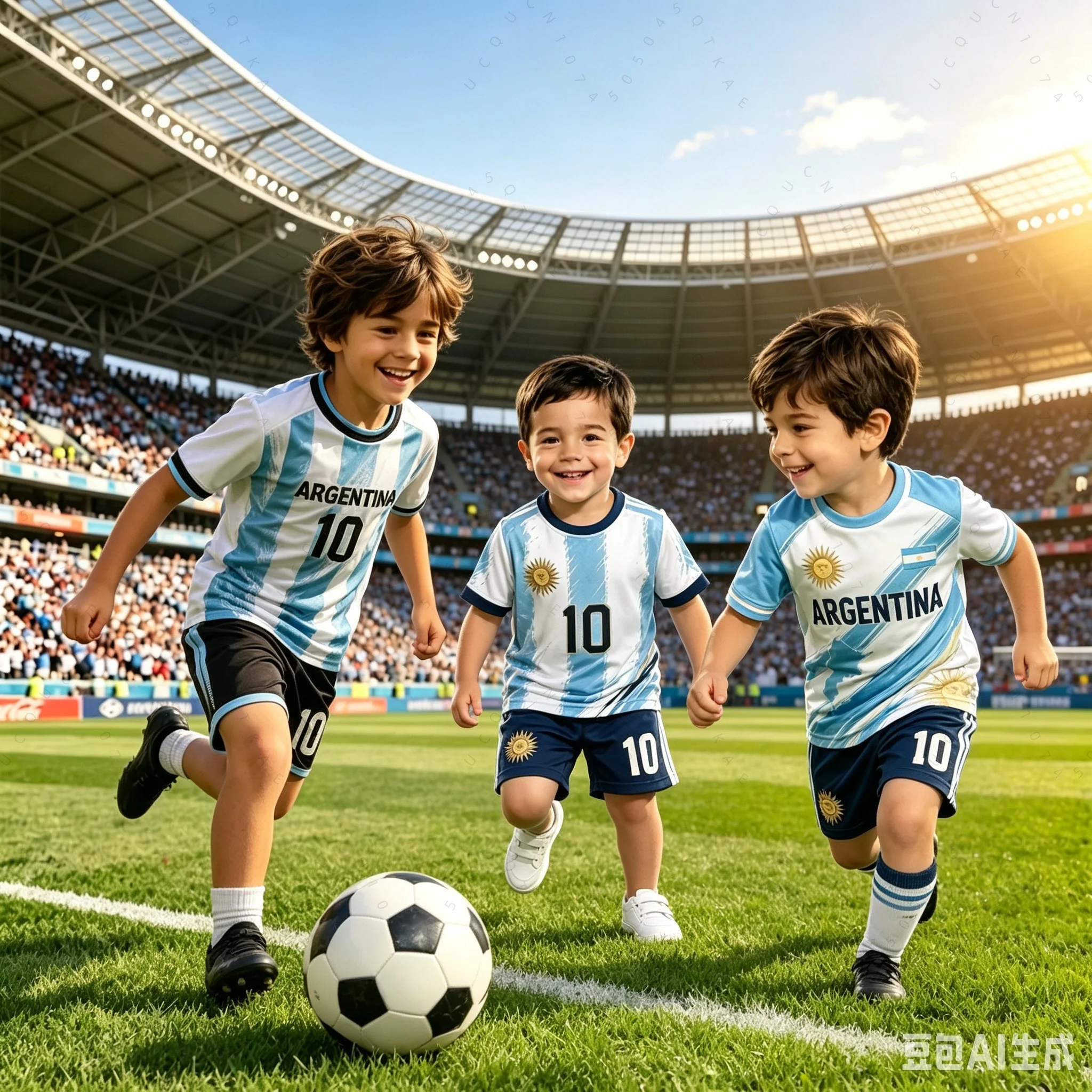 Brush Brush Stroke Argentina Messi No.10 Soccer Jersey For Kids Quick Dry Breathable National Team Match Fan Short Sleeve Sports Top - Aliexpress Deal