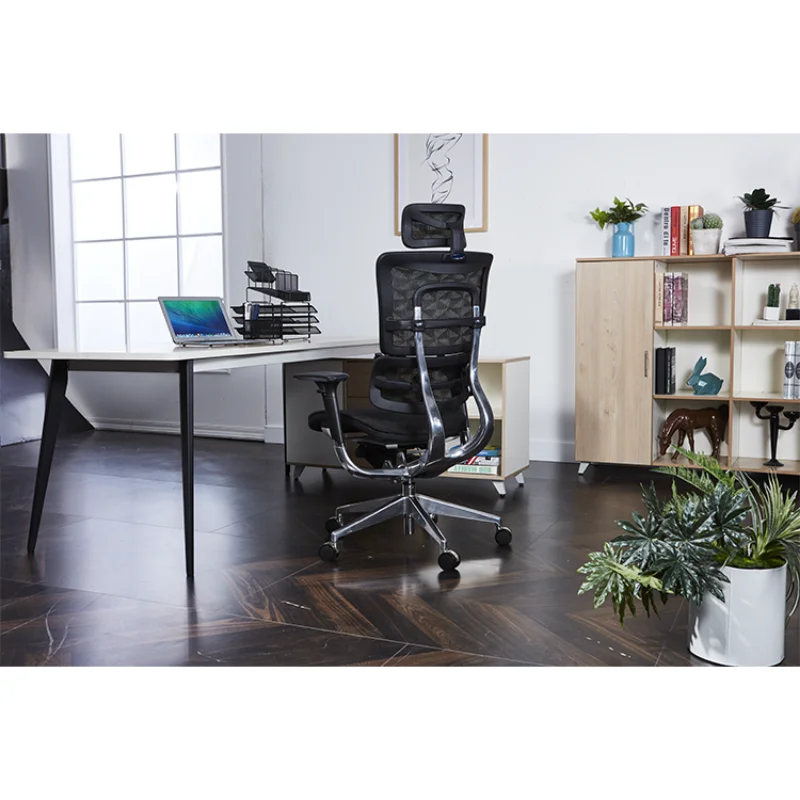 JNS 801 Kommerziellen Möbel 3D Einstellbar Mesh Stuhl Ergonomische Büro Stuhl 1 Stück Aluminium Moderne 4 Gas Lift 5 Jahre optional