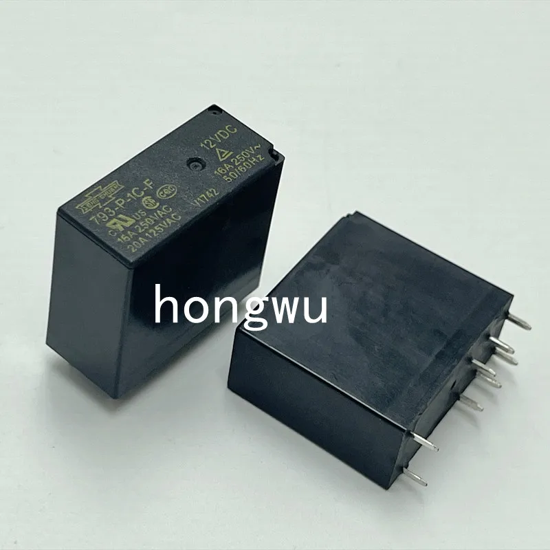 100% Original New 2PCS  793-P-1C-F-12VDC  relay 16A  8pins