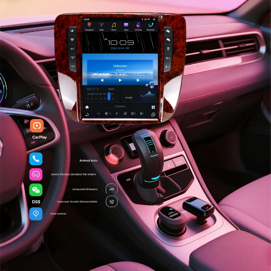 

Автомагнитола для GMC Yukon, Chevrolet Tahoe, Silverado 2007-2012, Android 13, GPS-навигация, 4G LTE, Bluetooth, Carplay, 12.1 дюйма