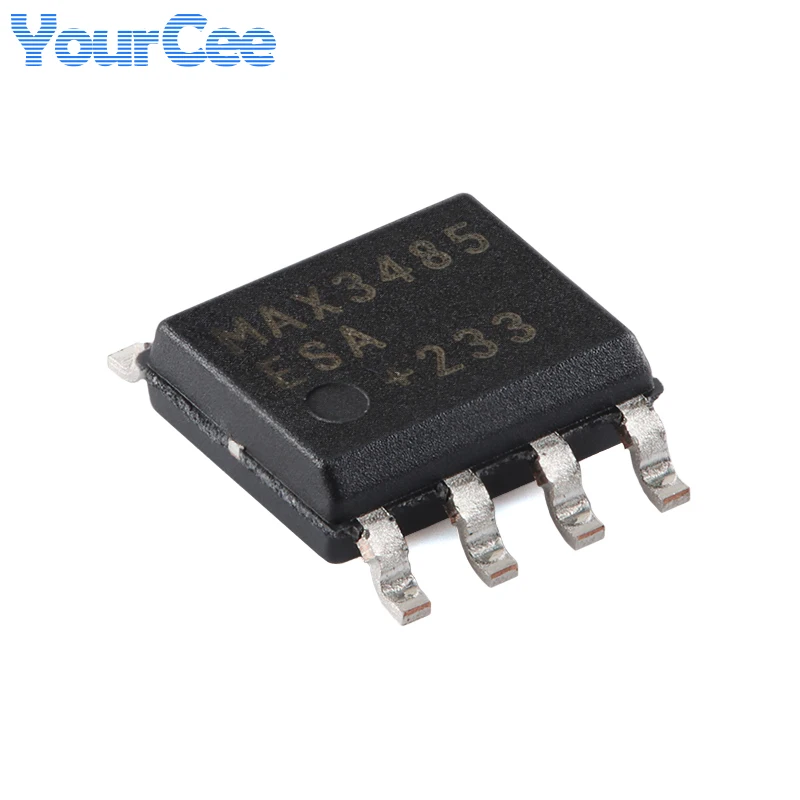 MAX3483ESA+T MAX3485ESA MAX3491ESD SOIC-8 3.3V 10Mbps Swing Rate Limited True RS-485/RS-422 Transceiver Chip IC