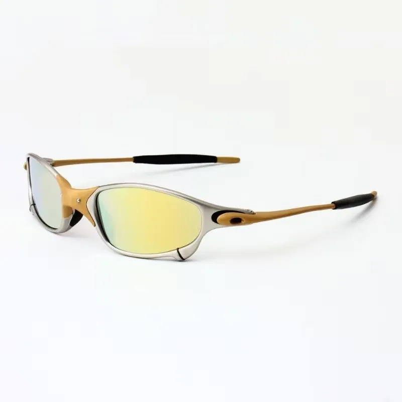 

Outdoor Silver Metal Frame Polarized Sunglasses Faionable Driving Sport Eyeglasses Trendy Photooot ex Retro Sle