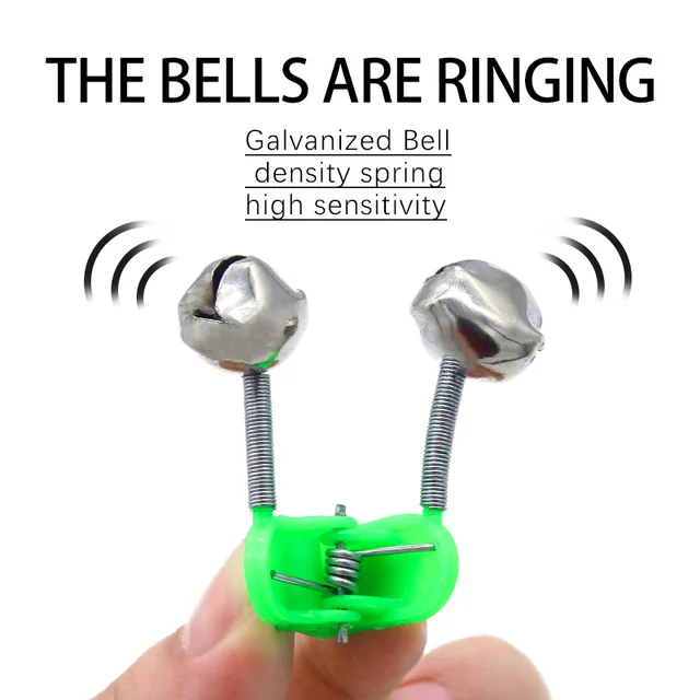 Plastic Fishing Bells Clips Fishing Rod Alarm with Dual Alert Bells Spiral Bells Fishing Bite Alarms Outdoor Night Rod Tip Clips 3 Plastic Fishing Bells Clips Fishing Rod Alarm with Dual Alert Bells Spiral Bells Fishing Bite Alarms Outdoor Night Rod Tip Clips 3