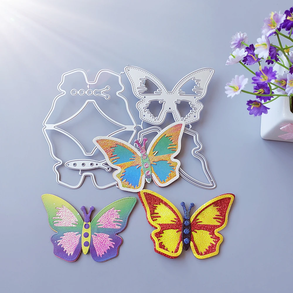 

Exquisite butterfly cutting dies scrapbook decoration embossed photo album decoration card making DIY crafts