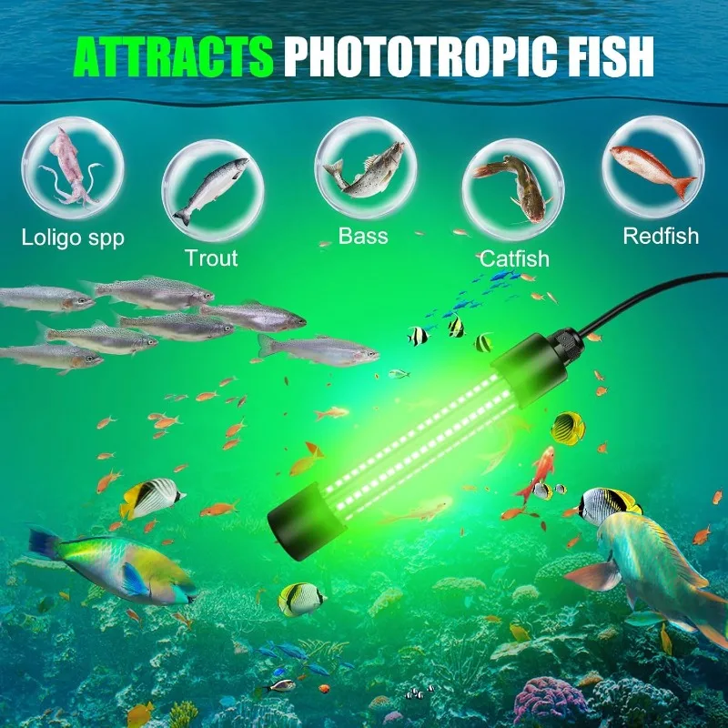 

1300lm Super Bright LED Fishing Light IP68 Waterproof For Makita/Dewalt/Milwaukee18V Li-ion Battery for Night Lure Fishing Tools