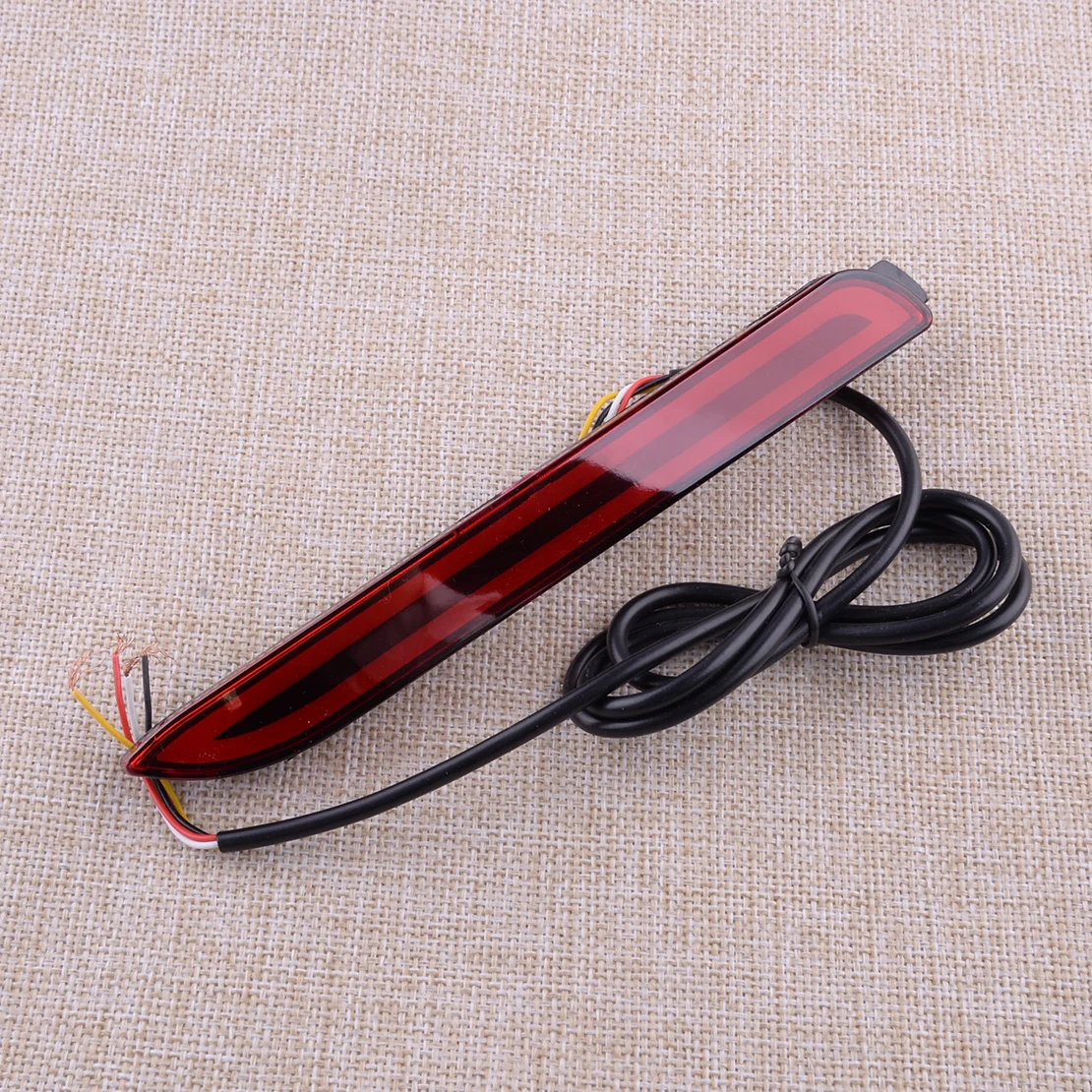 2Pcs Car Rear Bumper LED Driving Turn Signal Brake Light Reflector Lamp Fit for Lexus RC350 RX300 GX470 Toyota Venza RAV4 Avalon