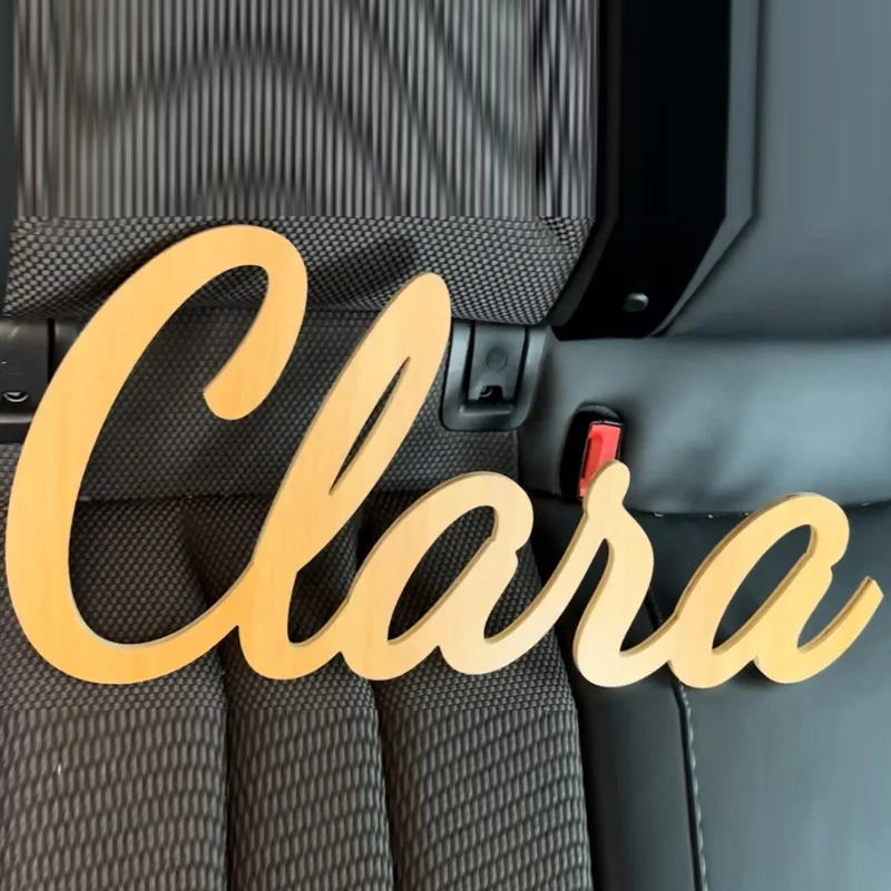 

Custom Personalised Wooden Name Sign, Wall Bedroom Decor for Kids, Boys and Girls Room