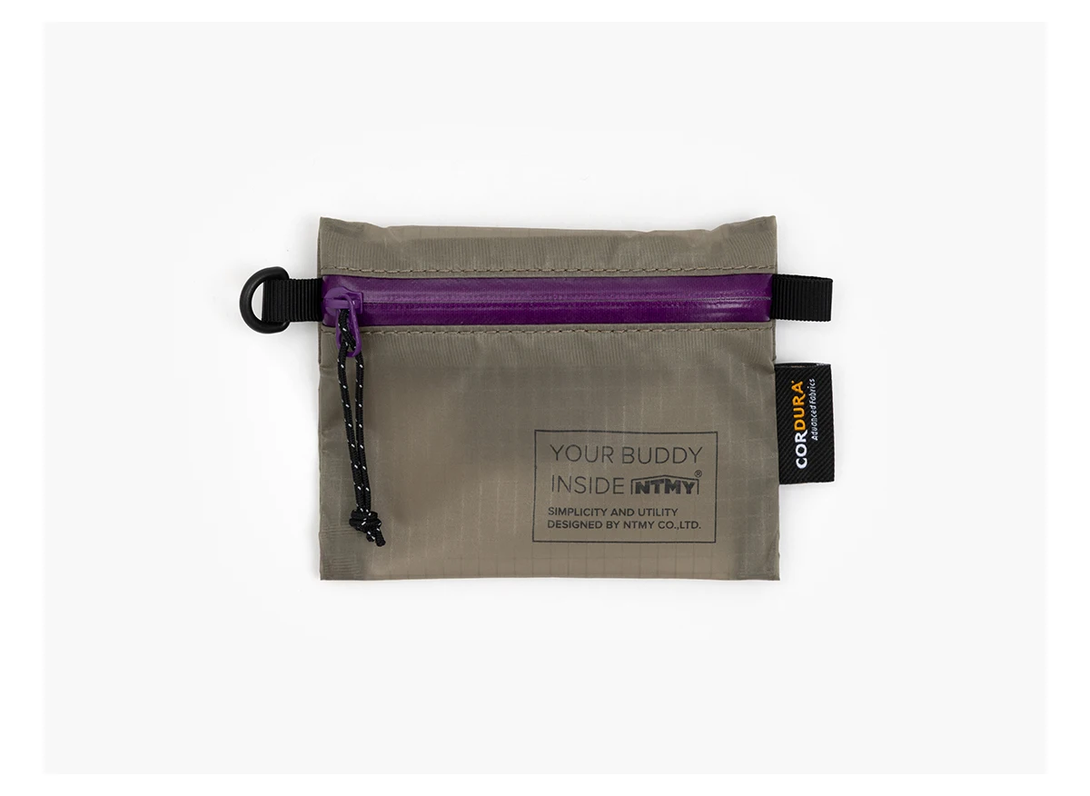 2025ss Waterproof Small Pouch Outdoor Hiking Lightweight Silicone-Coated Coin & Card Organizer Pouch Mini Wallet Durable Purse