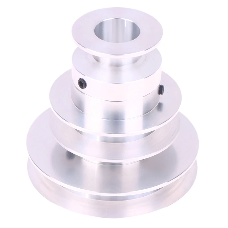 Puleggia per cinghia a V in lega di alluminio a scanalatura singola, dimensioni 40 mm 60 mm 80 mm, articolo di alta qualità di tipo A