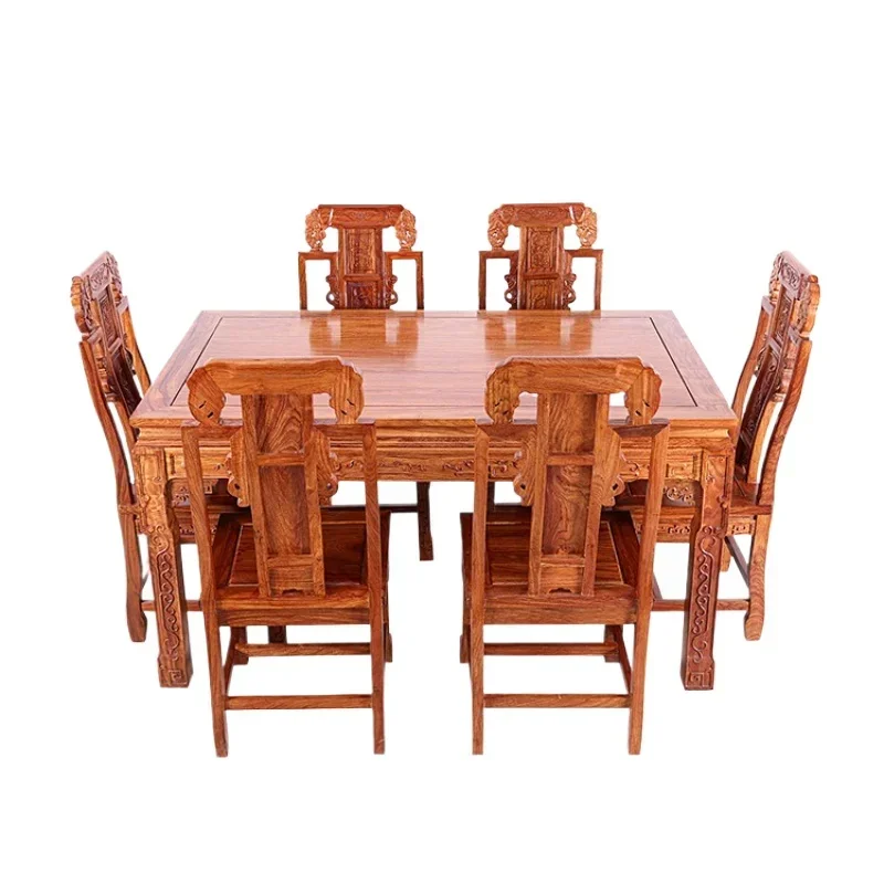 

mahogany dining table hedgehog red sandalwood dining table rectangular dining table rosewood solid wood living room furniture