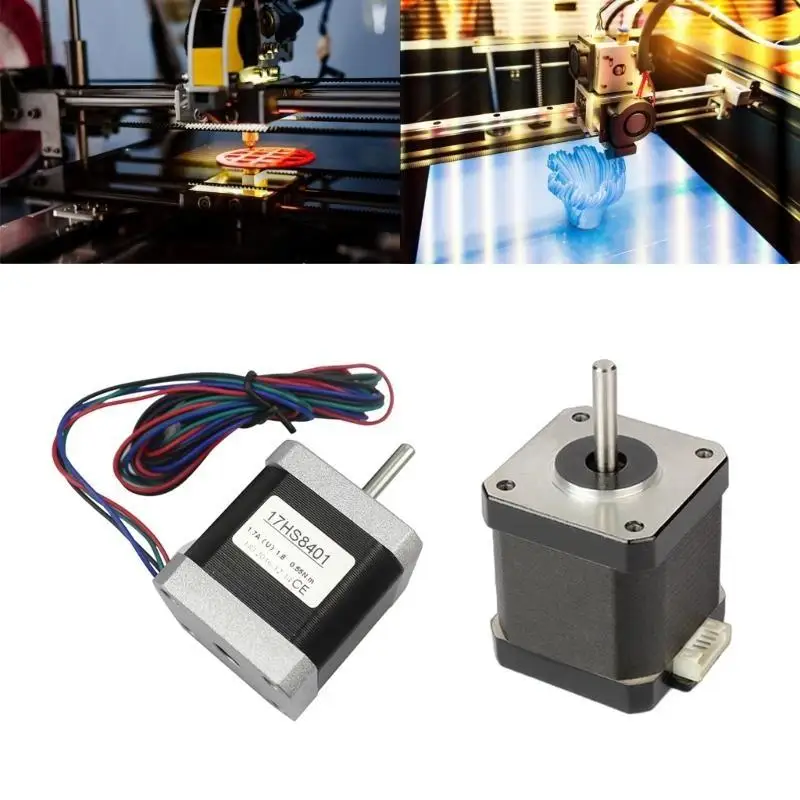 

R53C 42 Stepper Motor 48MM Height Square Motor 17HS8401 2Phase 4-Wire Hybrids Motor