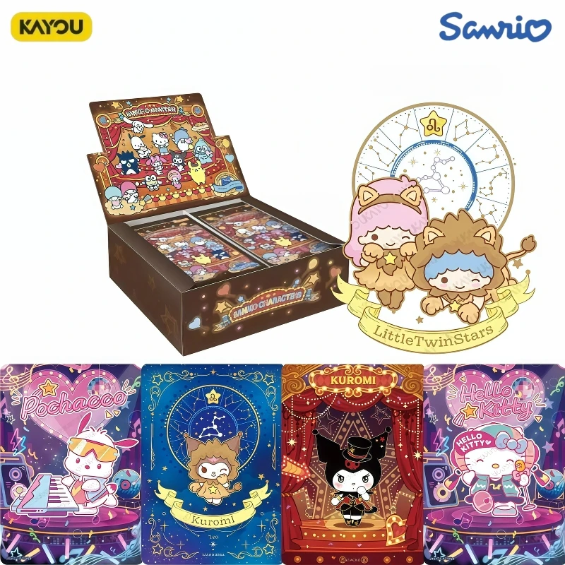 

KAYOU Official Genuine Sanrio Family Series Dreamy Collectible Cards Fun Shadow Bag Starry Night Whispers Anime Gift OriginalBox