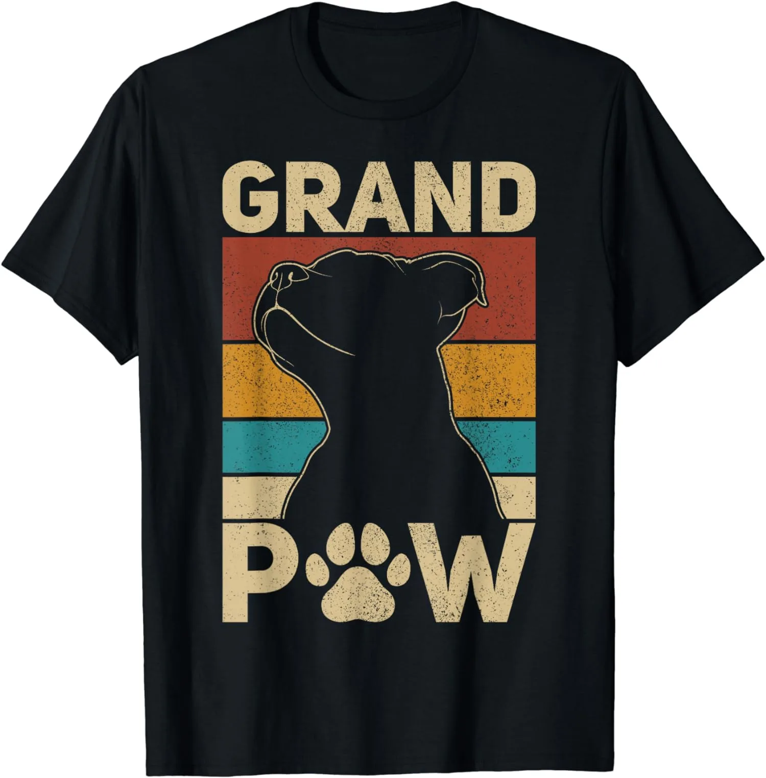 Grandpaw Dog Grandpa Funny Dog Lover Gift Unisex T-Shirt S-5XL