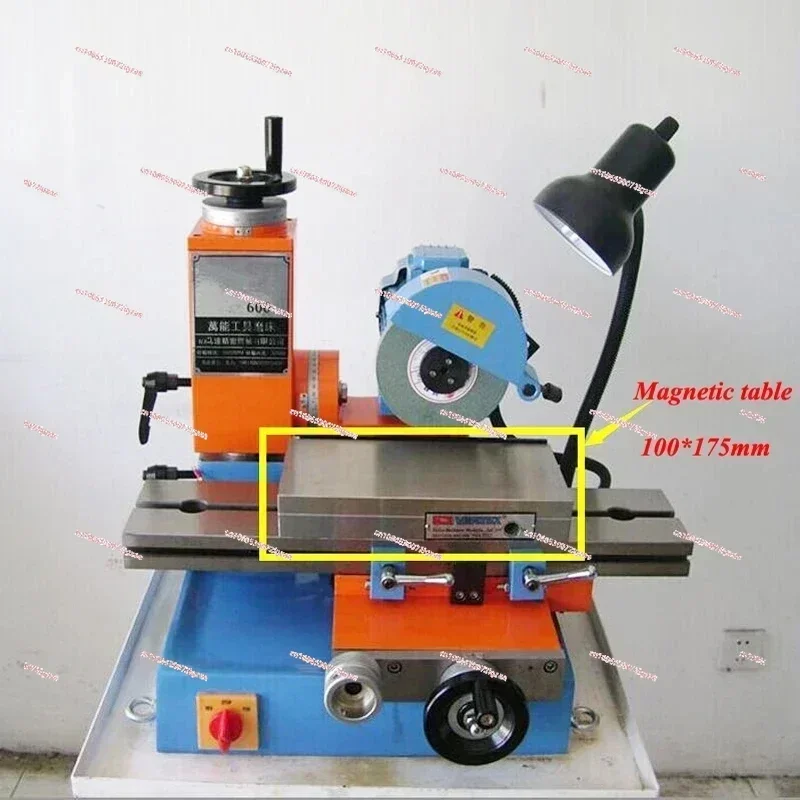 Equipment Small Surface End Mill Grinder Turning Tool Drill Magnetic Table 100*175MM For 600 Universal Grinding Machine