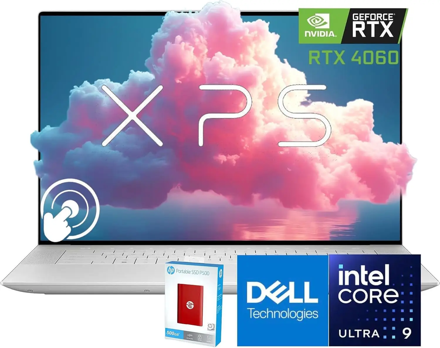 

Ноутбук Dell XPS 16 с ИИ-процессором, OLED UHD сенсорным экраном, 32 ГБ DDR5X ОЗУ (1 ТБ PCIe, 512 ГБ P500 внешний SSD), Windows 11, Wi-Fi 7, клавиатура с подсветкой