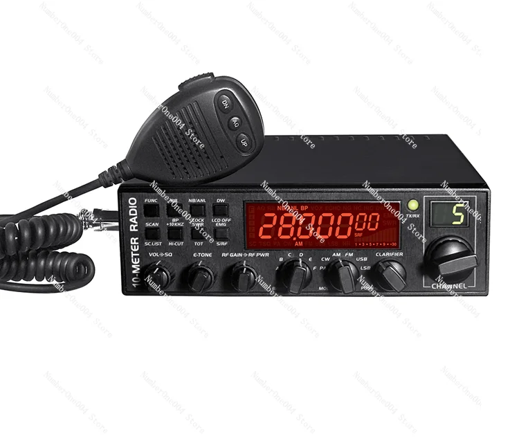 

AT-5555 PLUS High Power 45W 10 Meter CB Radio 28 - 29.700Mhz Band AM FM USB LSB PA CW Mobile Radio