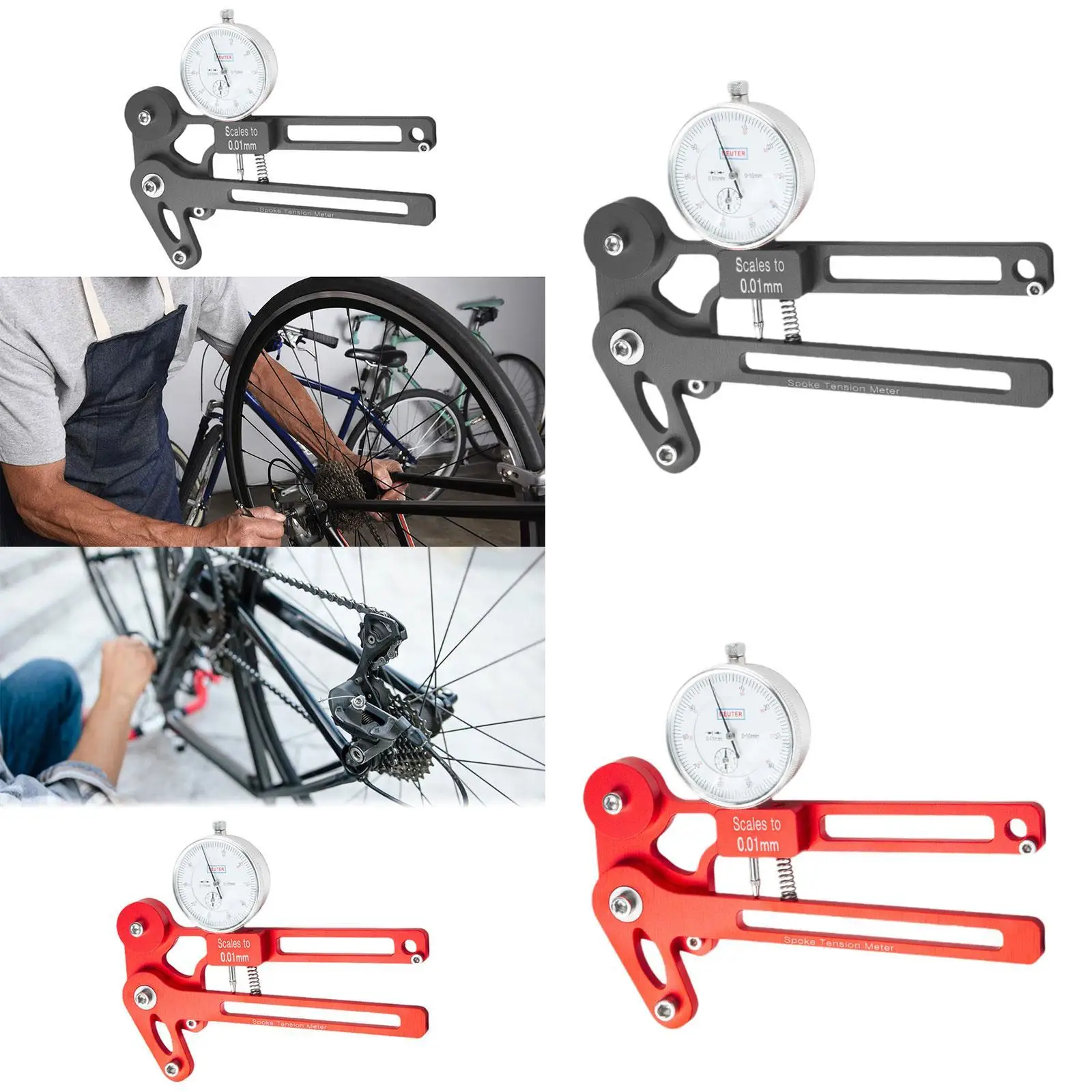 

Spoke Tension Meter Portable Bicycle Wheel Tool for Bike Wheel Road Bike