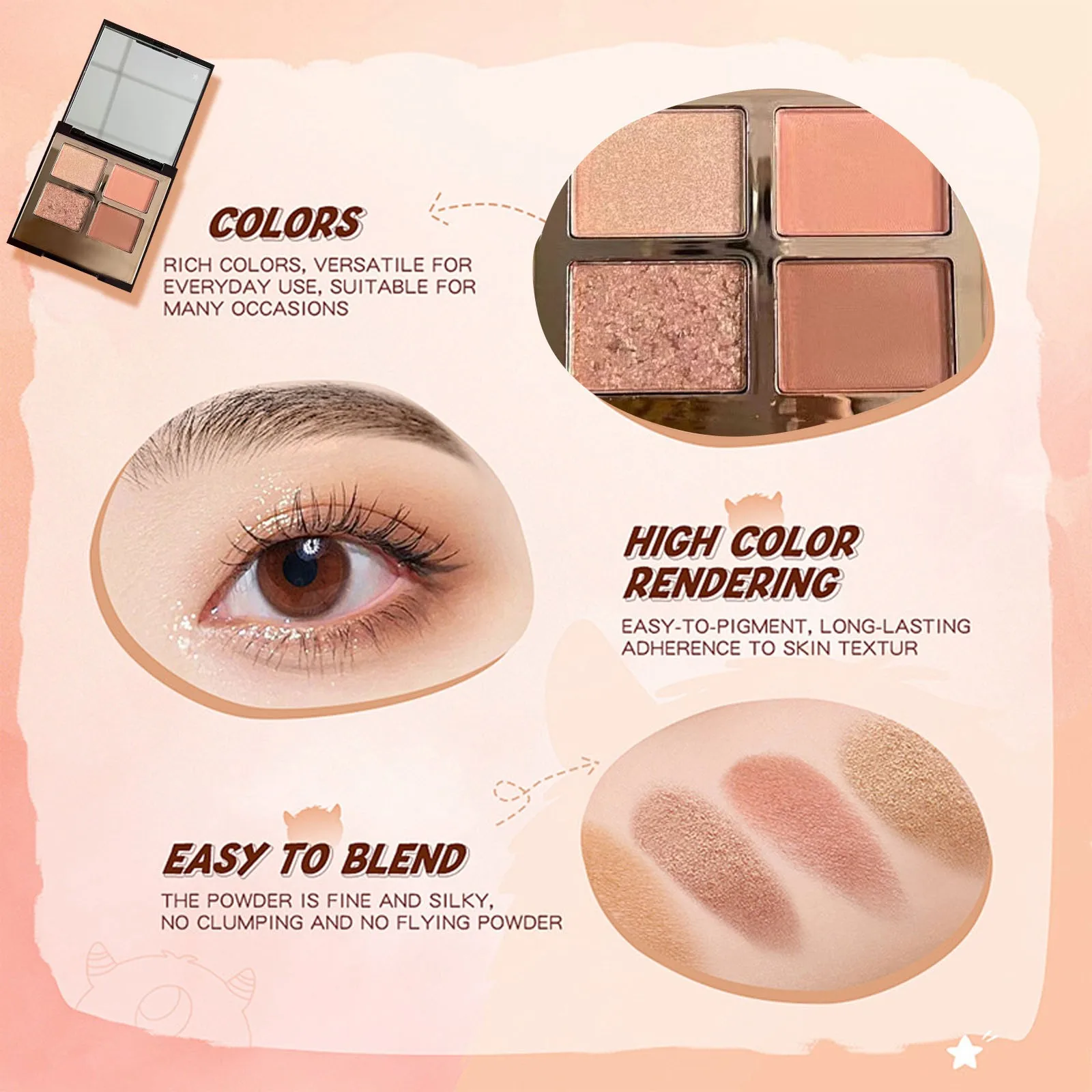 لوحة مكياج Pillow Talk Dreams Pro - 18 ظلال عيون مقاومة للماء وظلال سموكي لامعة جاهزة للحفلات ومجموعة فاخرة للوجه بالكامل