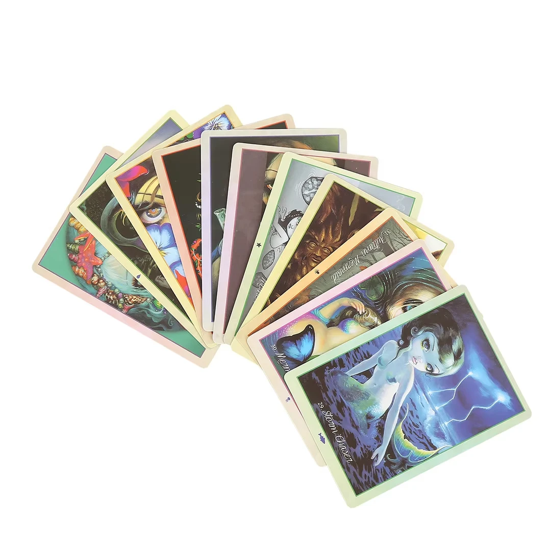 بطاقات التارو الأساطير حورية البحر التارو مصير العرافة الأسرة حفلة بطاقات للعب لعبة التارو ومجموعة متنوعة من خيارات التارو دليل PDF