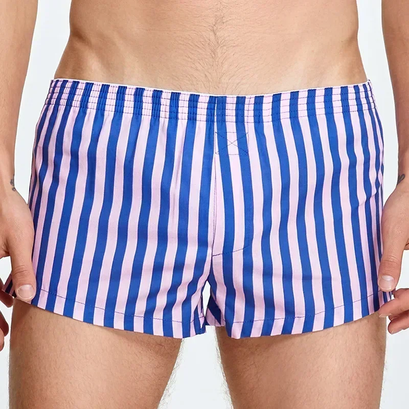cuecas-boxer-a-lo-de-corte-solto-para-homens-roupa-Intima-confortavel-listrada-casual-para-uso-diario-em-algodao-respiravel-estilo-esportivo