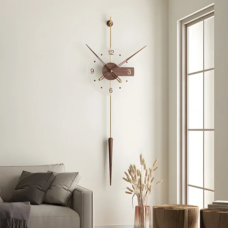 Wall clock, living room  creative and watches, light luxury decoration minimalist simplicity, corner atmosphere